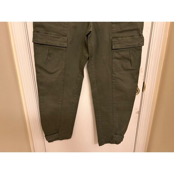 H&M Cargo Pants 10 Green Street Style Jogger - Picture 3 of 13